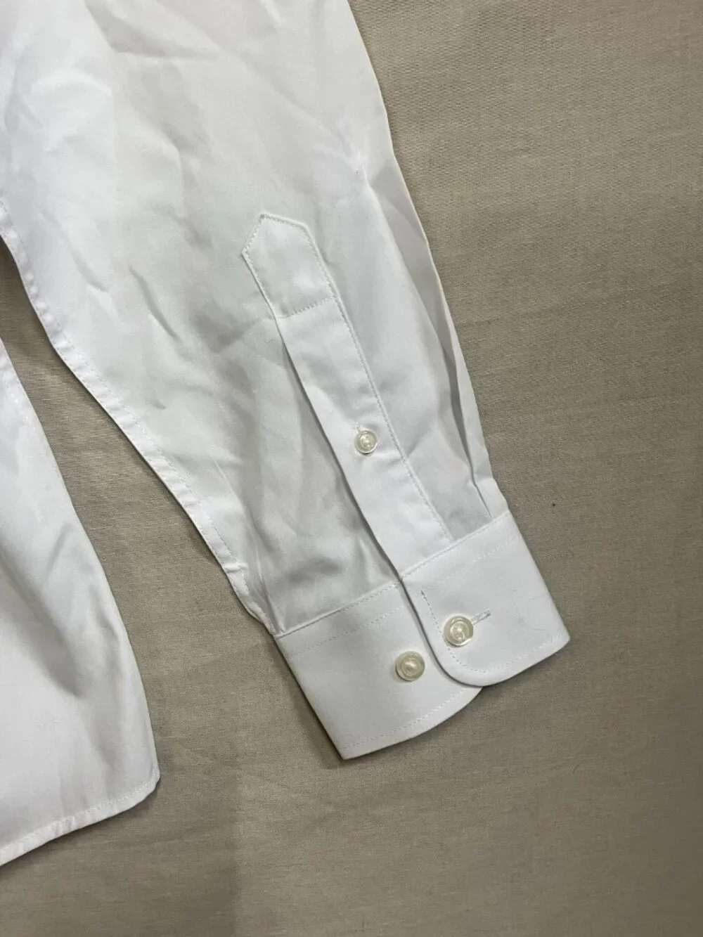 NWT Nobleson Dress Shirt Men's Size 15-15.5 32/33 White Classic Fit Button Down